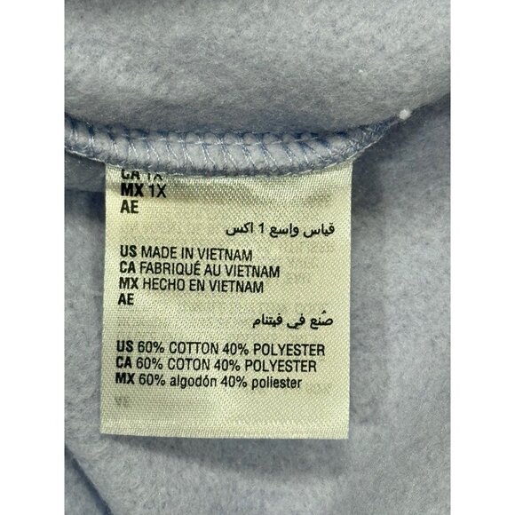 Ideology Sz 1X Hoodie Off-Duty Hooded Fleece Sweatshirt Plus Size Lavender New - Picture 5 of 7